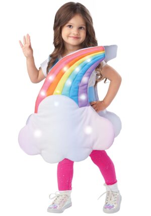 Girl's Illuminated Rainbow Toddler Costume | Weather Costumes