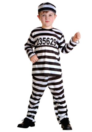 Toddler Prisoner Costume | Jailbird Costume for Kids