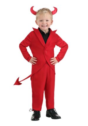 Red Devil Suit Toddler Costume | Devil Costumes
