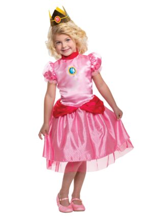 Super Mario Toddler Pink Princess Peach Costume