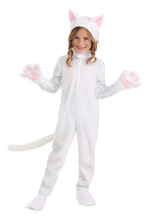 White Cat Toddler Costume | Toddler Animal Costumes