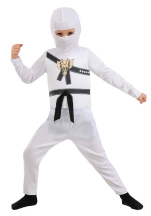White Ninja Master Toddler Costume | Ninja Costumes