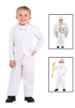 White Suit Toddler Costume