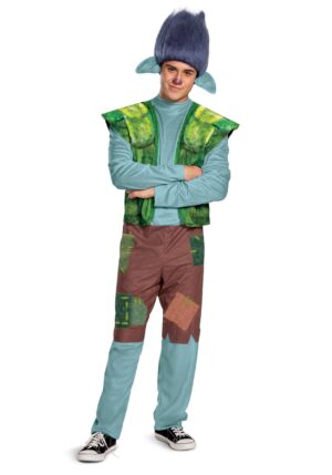 Adult Men's Trolls World Tour Branch Costume