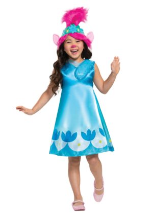 Trolls World Tour Girl's Poppy Costume | Toddler Poppy Costume