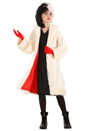 Disney Cruella De Vil Coat Tween Costume | Disney Costumes