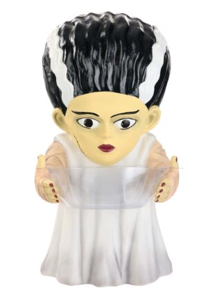 23-Inch Universal Monsters Bride of Frankenstein Treat Bowl Decoration | Candy Bowls