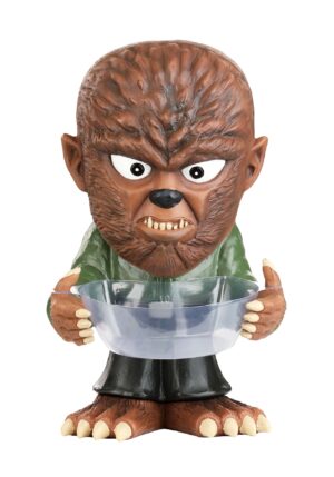 23-Inch Wolf Man Universal Monsters Candy Bowl Decoration | Candy Bowls