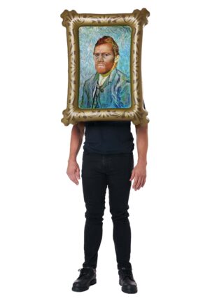 Van Gogh Self Portrait Adult Inflatable Painting Costume | Historical Costumes