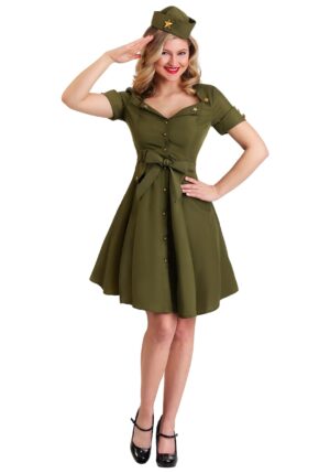 Women's Vintage Combat Cutie Costume Dress