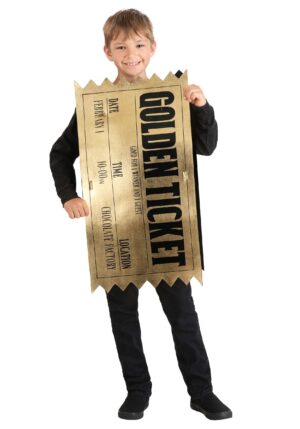 Winning Golden Ticket Kid's Costume | Movie Costumes