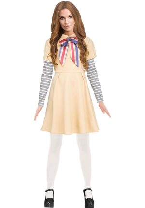 AI Meg Doll Women's Costume Dress | Horror Movie Costumes