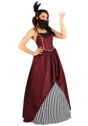 Bearded Lady Circus Women's Costume