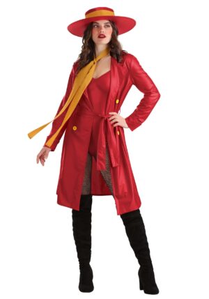 Carmen Sandiego Bodysuit Women's Costume | Television Costumes