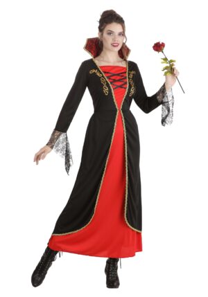 Red and Black Vampire Costume Dress for Women | Vampire Costumes
