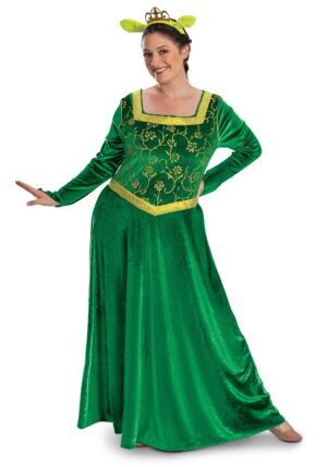 Deluxe Shrek Fiona Women's Costume Dress | Shrek Costumes