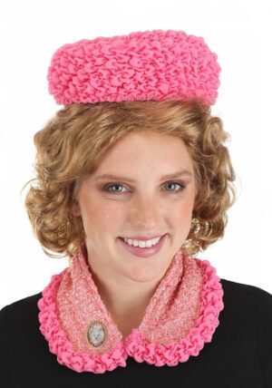Women's Dolores Umbridge Hat & Cat Pin Costume Kit | Harry Potter Accessories