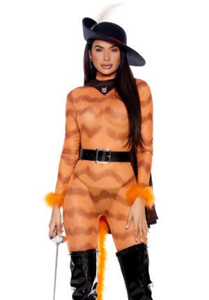 Sexy Ninth Life Cat Costume for Women | Movie Costumes