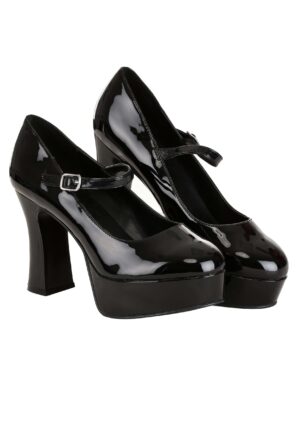 Patent Faux Leather Women's Mary Jane Shoes | Costume Shoes