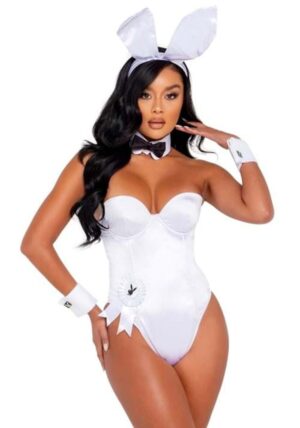 Playboy Women's White Bunny Costume | Playboy Costumes