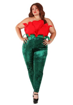 Women's Plus Size Red Rose Costume | Plus Size Costumes