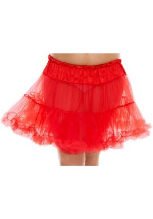 Women's Plus Red Tulle Petticoat | Costume Petticoats