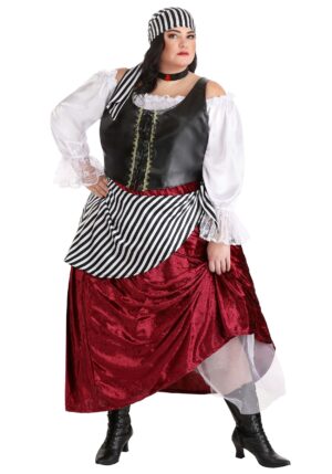 Plus Size Deluxe Pirate Wench Costume | Pirate Dress