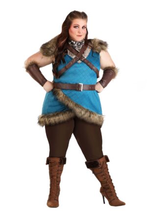 Women's Plus Size Deluxe Valhalla Viking Costume | Viking Costumes