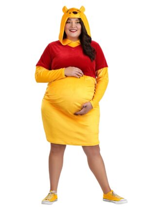 Women's Plus Size Disney Winnie the Pooh Maternity Costume | Disney Costumes