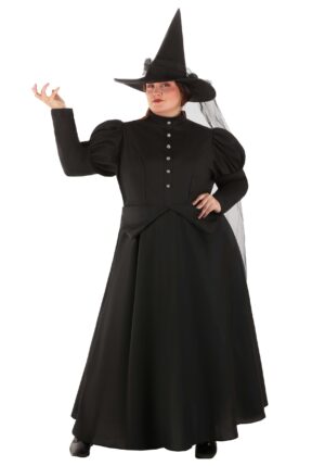 Women's Plus Size Witch Costume Dress | Evil Witch Costume