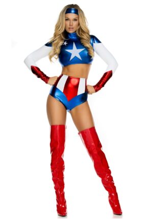 Pretty Patriot Women's Costume | Sexy Superhero Costumes