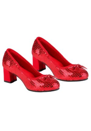 Red Sequin Women's Costume Shoes | Costume Accessories