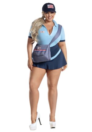 Plus Size Postal Honey Women's Costume