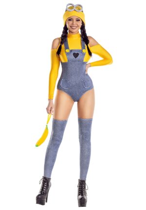 Sexy Yellow Henchmen Baddie Women's Costume | Sexy Movie Costumes