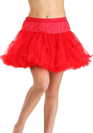 Short Red Costume Petticoat for Women | Costume Accessories