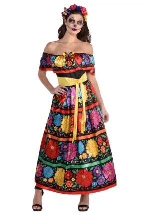 Sugar Skull Beauty Women's Costume Dress | Day of the Dead Costumes