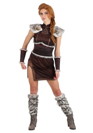 Deluxe Victorious Viking Women's Costume | Historical Costumes