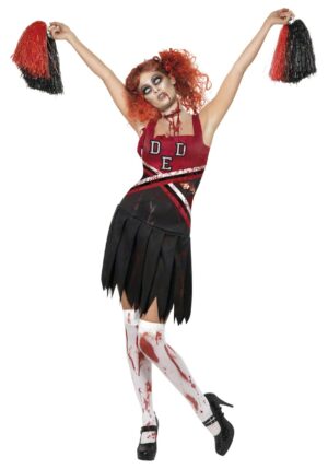 Zombie Cheerleader Women's Costume | Dead Cheerleader Outfit